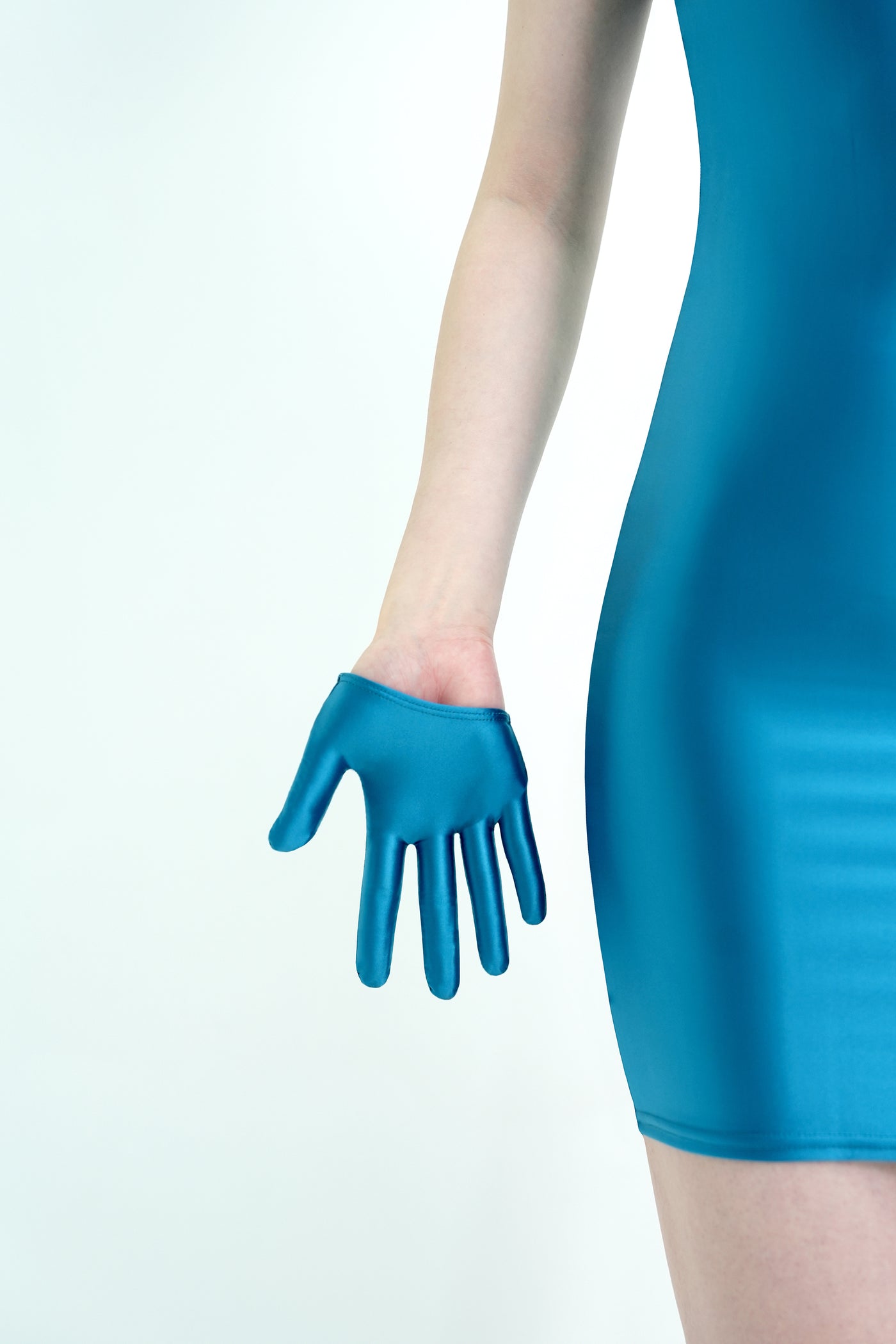 Sleek Spandex Half Gloves – Stretchy, Comfortable, and Stylish