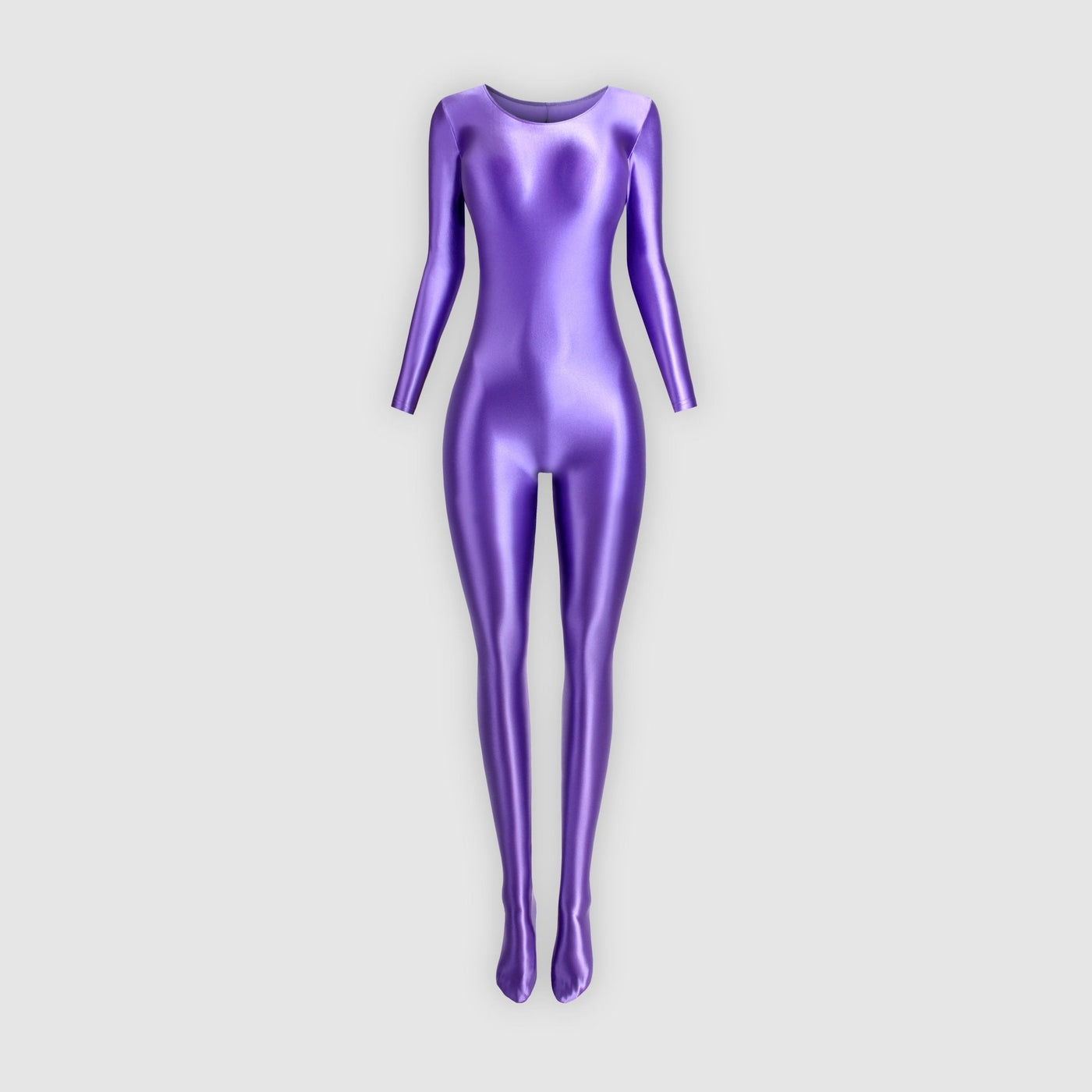 High Shine Stretch Unitard Bodysuit - Full Body Jumpsuit for Dance, Cosplay, and Everyday Glamour - Glossywear Designs