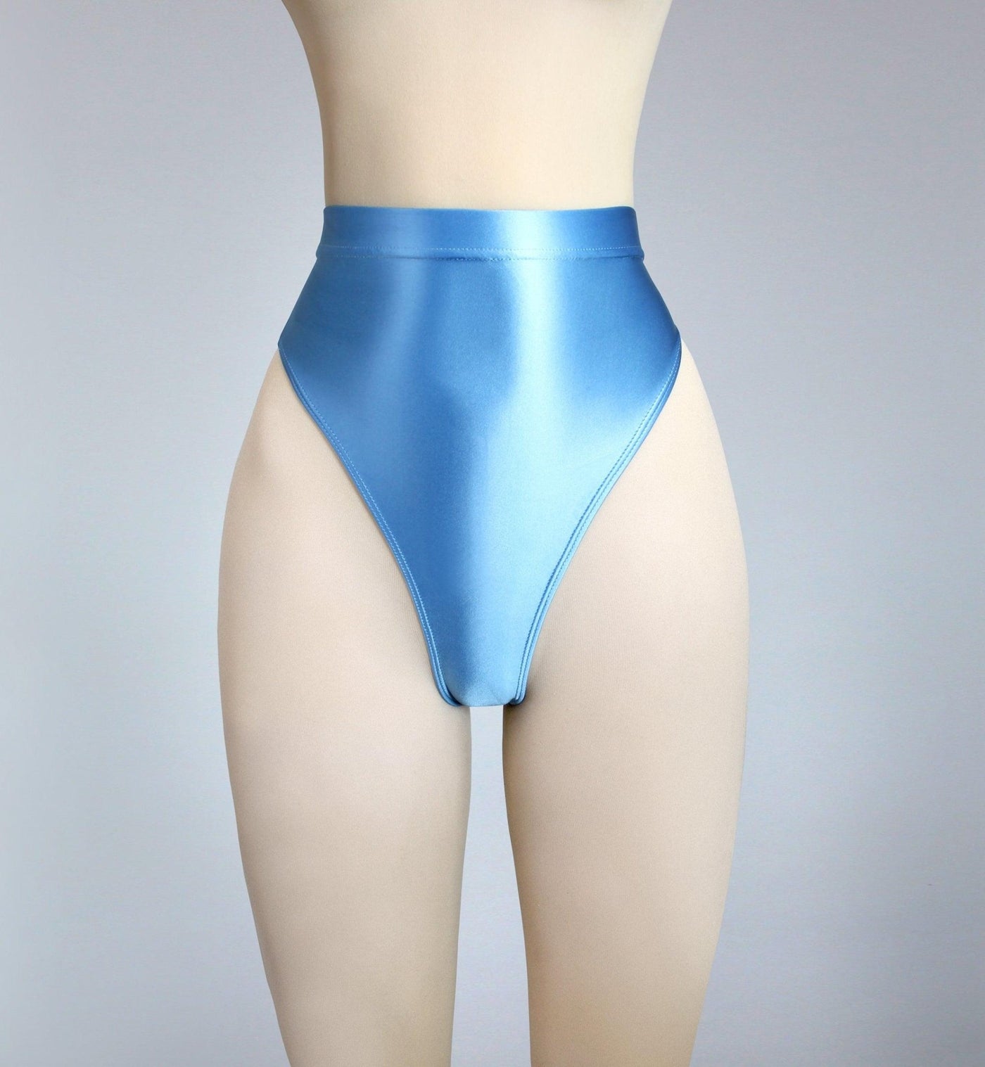 Super Shiny High - Waist Thong | Breathable Fit & All - Day Comfort - Glossywear Designs