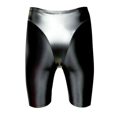 Super Shiny High Waist Compression Shorts - Stretch Fit & Breathable Fabric - Glossywear Designs