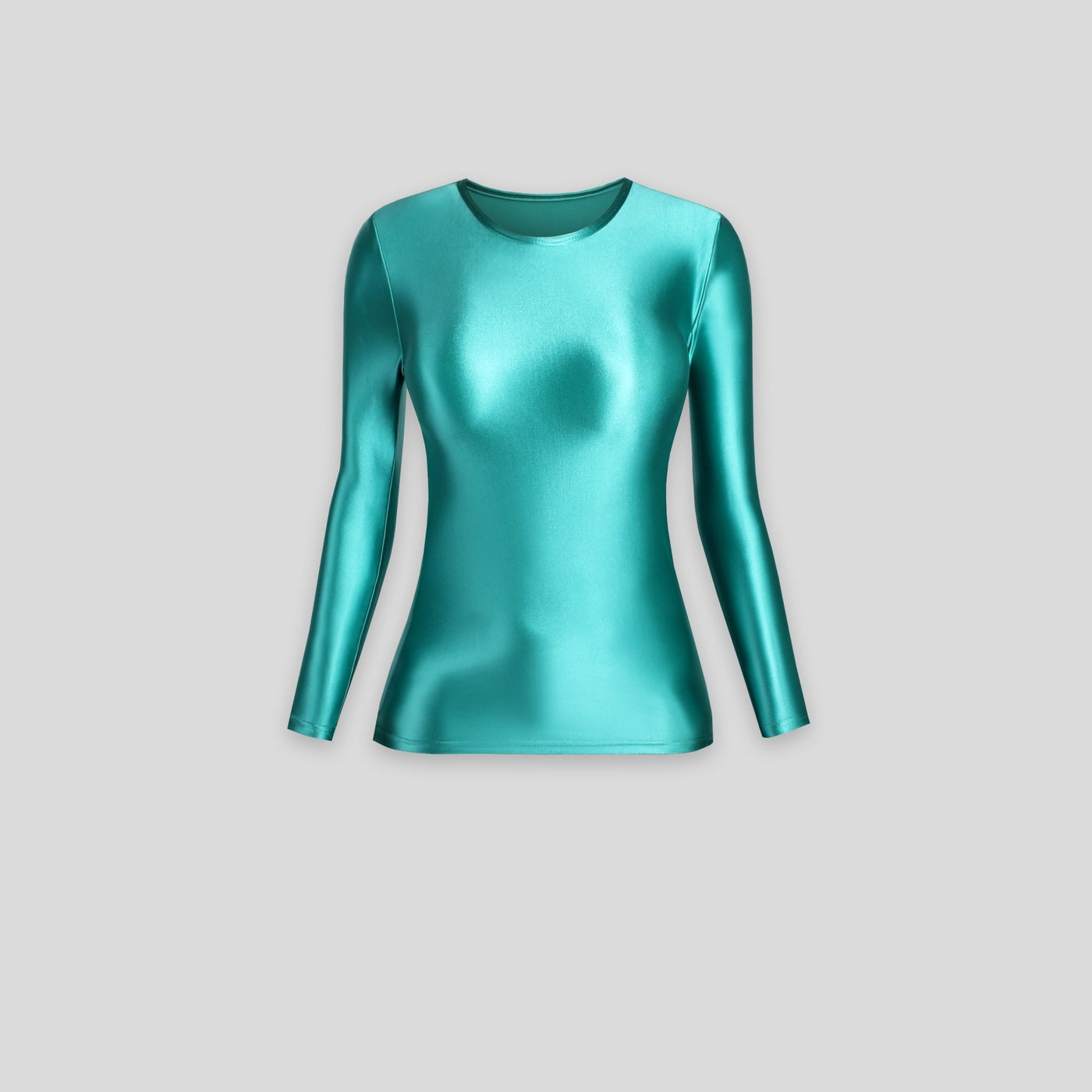 Super Shiny Long - Sleeve Top | Breathable Fit & Stretch Comfort - Glossywear Designs