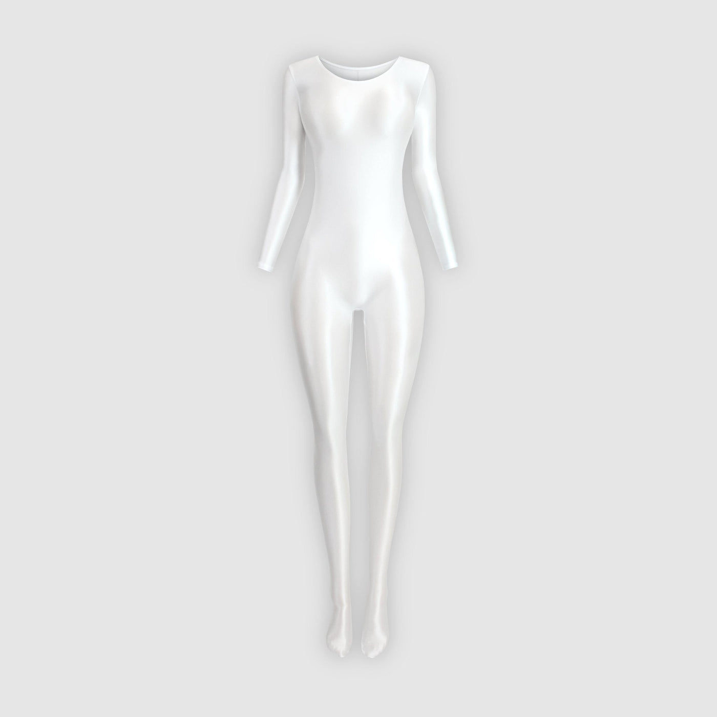 High Shine Stretch Unitard Bodysuit - Full Body Jumpsuit for Dance, Cosplay, and Everyday Glamour - Glossywear Designs