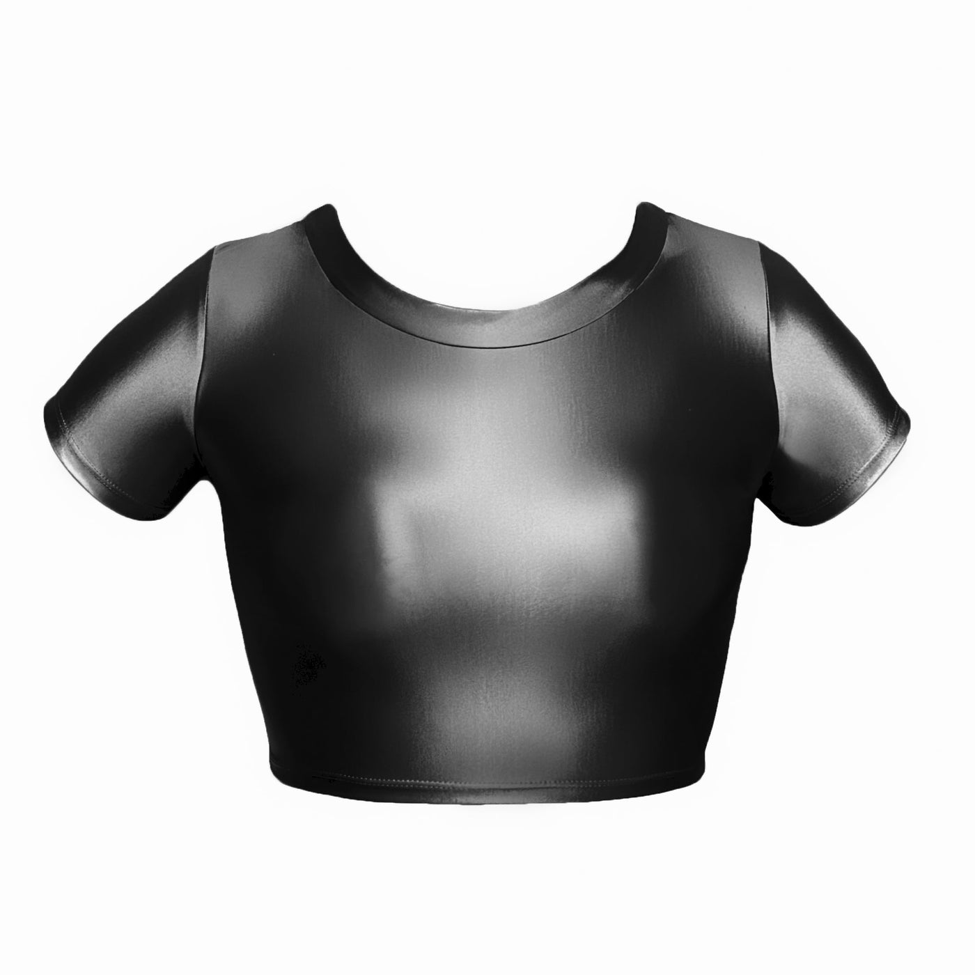 Shiny Metallic Short Sleeve Shirts - Glossywear Designs