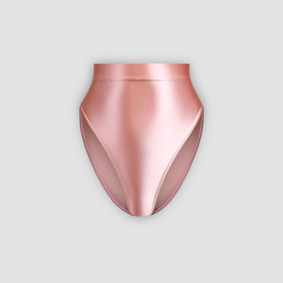 Shiny Metallic Breathable Lingerie Panties - Standard Briefs - Plus Size Available - Sexy Opaque Seamless - Unisex High Waist - Glossywear Designs