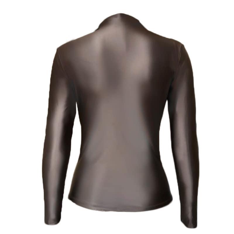 Super Shiny Long - Sleeve Top | Breathable Fit & Stretch Comfort - Glossywear Designs