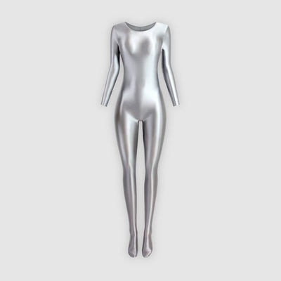 High Shine Stretch Unitard Bodysuit - Full Body Jumpsuit for Dance, Cosplay, and Everyday Glamour - Glossywear Designs