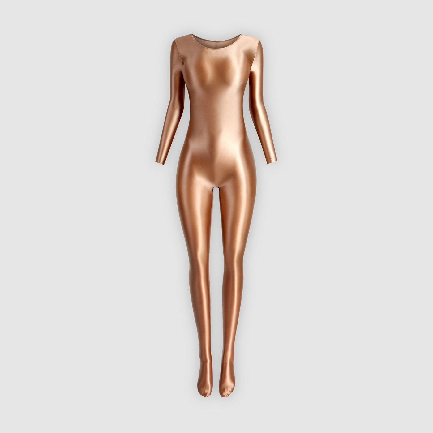 High Shine Stretch Unitard Bodysuit - Full Body Jumpsuit for Dance, Cosplay, and Everyday Glamour - Glossywear Designs