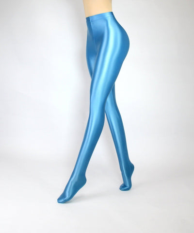 Super Shiny Full - Footed Tights | Breathable Fit & Sleek Design - Glossywear Designs