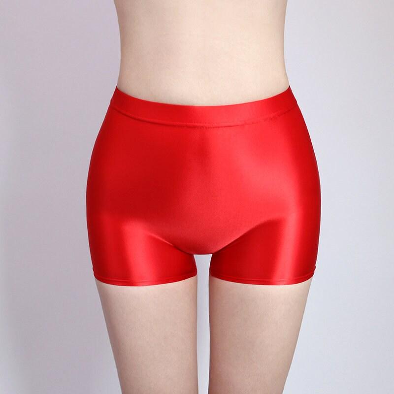 Super Shiny High - Waist Shorts | Stretch Fit & Breathable Comfort - Glossywear Designs