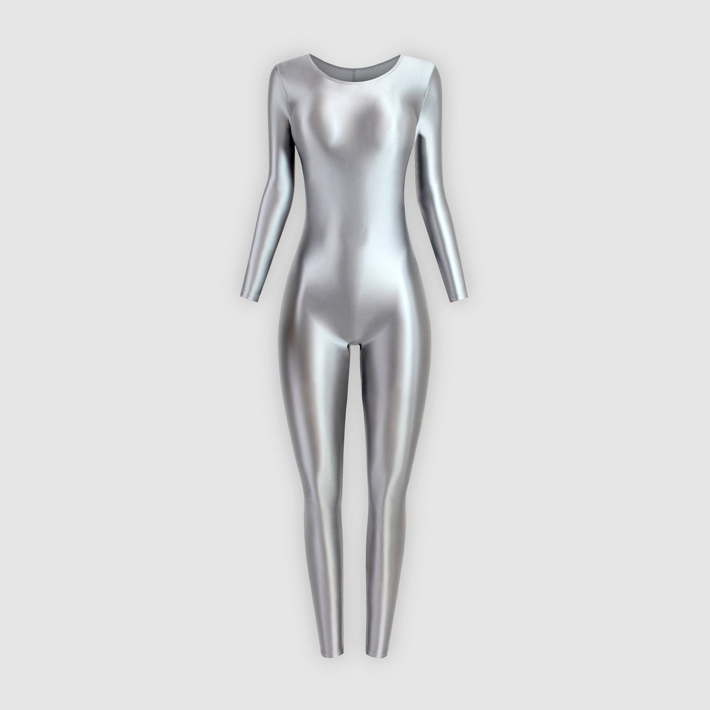 Super Shiny Stretch Unitard Jumpsuit - Full - Body Spandex Romper for Dance, Gymnastics & Cosplay - Glossywear Designs