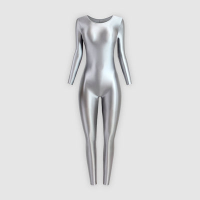 Super Shiny Stretch Unitard Jumpsuit - Full - Body Spandex Romper for Dance, Gymnastics & Cosplay - Glossywear Designs