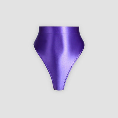 Super Shiny High - Waist Thong | Breathable Fit & All - Day Comfort - Glossywear Designs