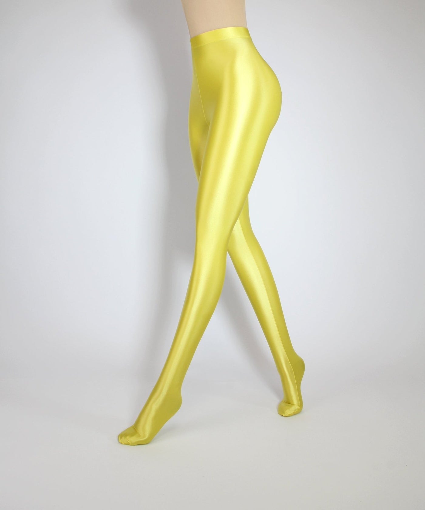 Shiny Spandex Leggings - High - Gloss Stretch Fabric for Gymnastics, Cosplay, and Everyday Glamour - Glossywear Designs