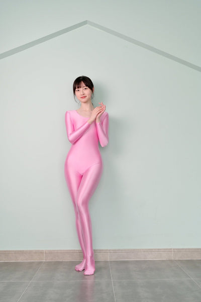 High Shine Stretch Unitard Bodysuit - Full Body Jumpsuit for Dance, Cosplay, and Everyday Glamour - Glossywear Designs