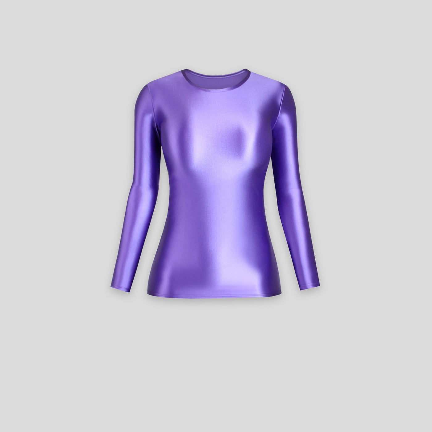 Super Shiny Long - Sleeve Top | Breathable Fit & Stretch Comfort - Glossywear Designs