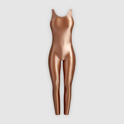 Super Shiny Stretch Unitard Jumpsuit - Lightweight Full - Body Bodysuit for Gymnastics, Cosplay & Daily Wear - Glossywear Designs