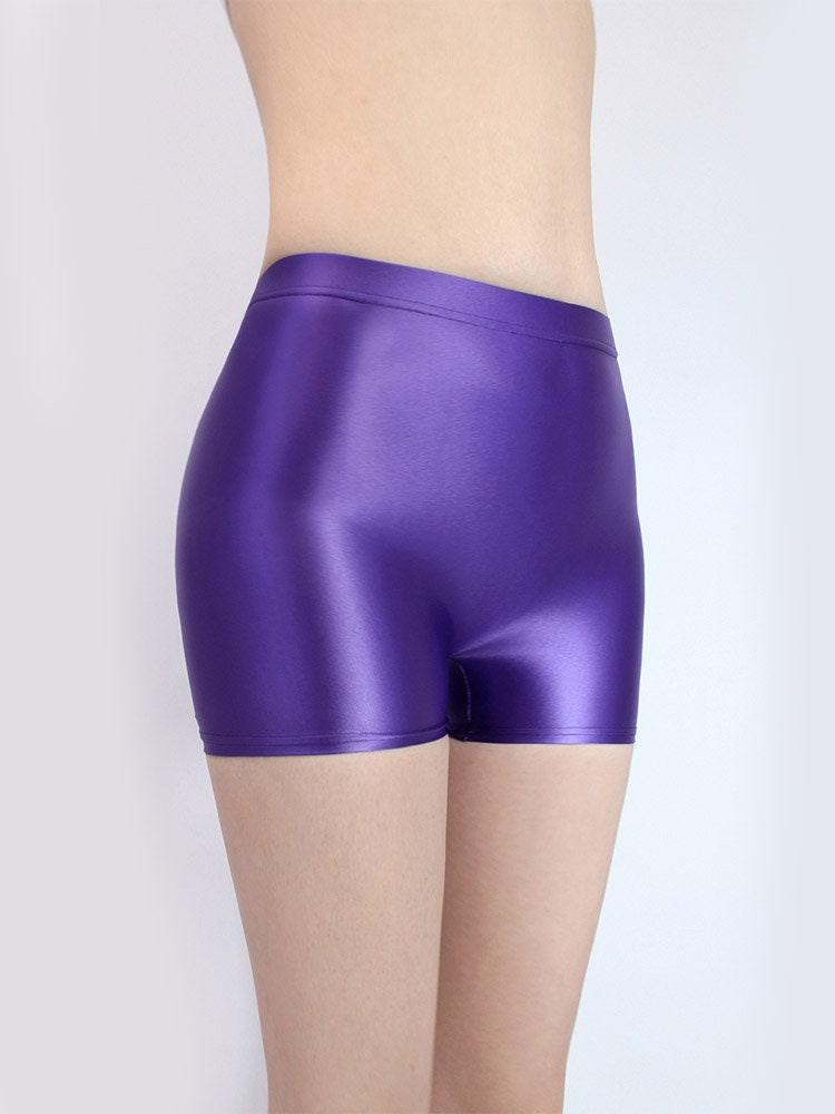 Super Shiny High - Waist Shorts | Stretch Fit & Breathable Comfort - Glossywear Designs