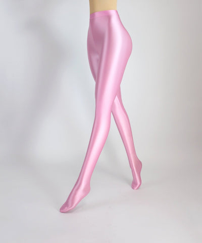 High - Shine Crotchless Spandex Leggings - Ultra Stretch, Breathable Comfort - Glossywear Designs