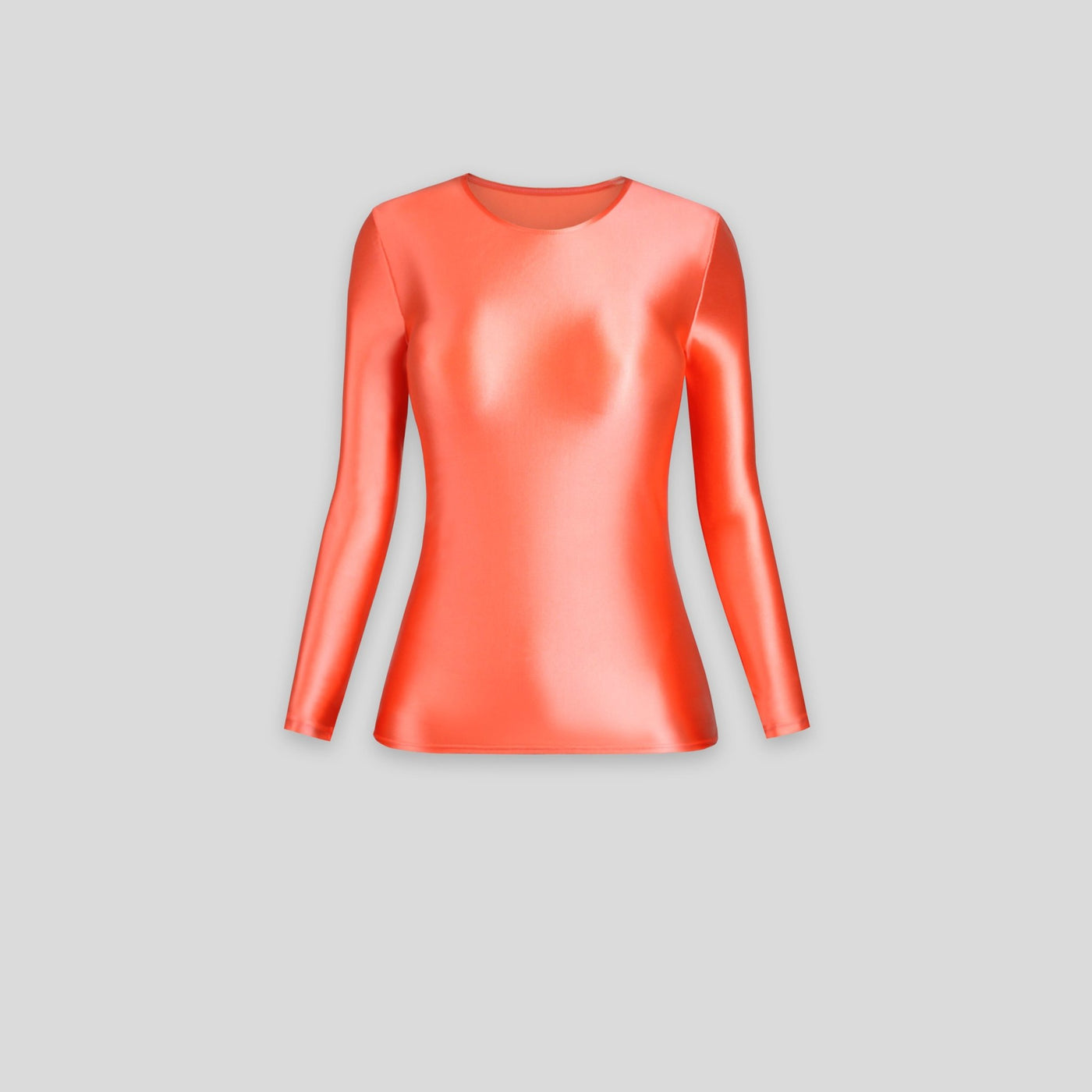 Super Shiny Long - Sleeve Top | Breathable Fit & Stretch Comfort - Glossywear Designs