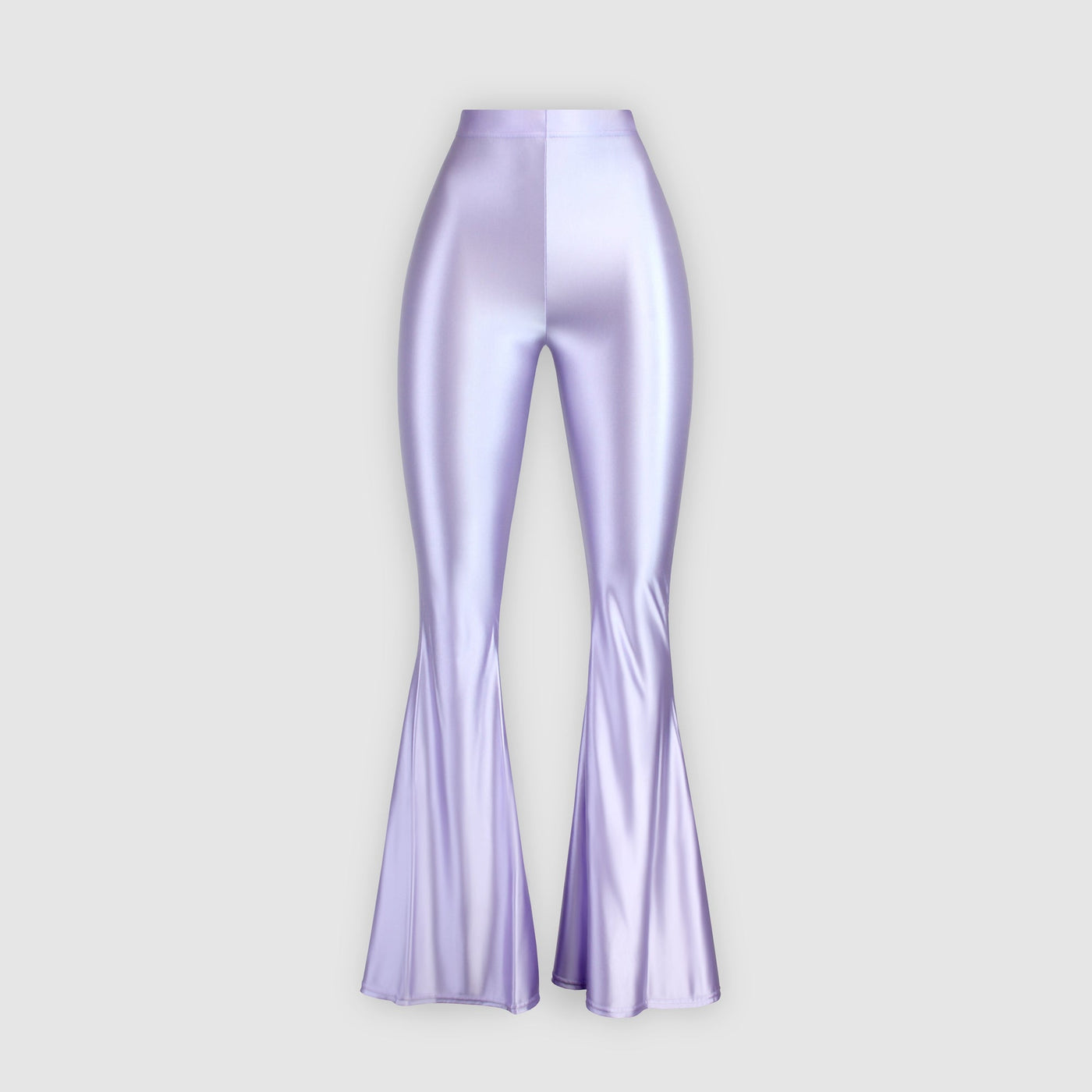 Spring 2025 High - Shine Flared Seamless Leggings - Glossywear Designs