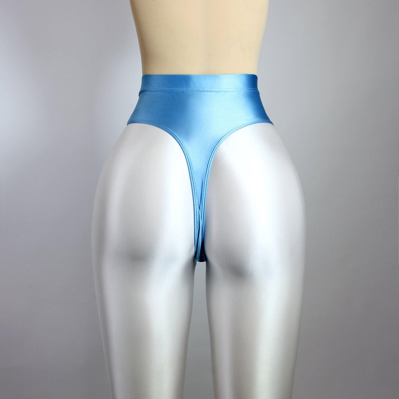 Super Shiny High - Waist Thong | Breathable Fit & All - Day Comfort - Glossywear Designs