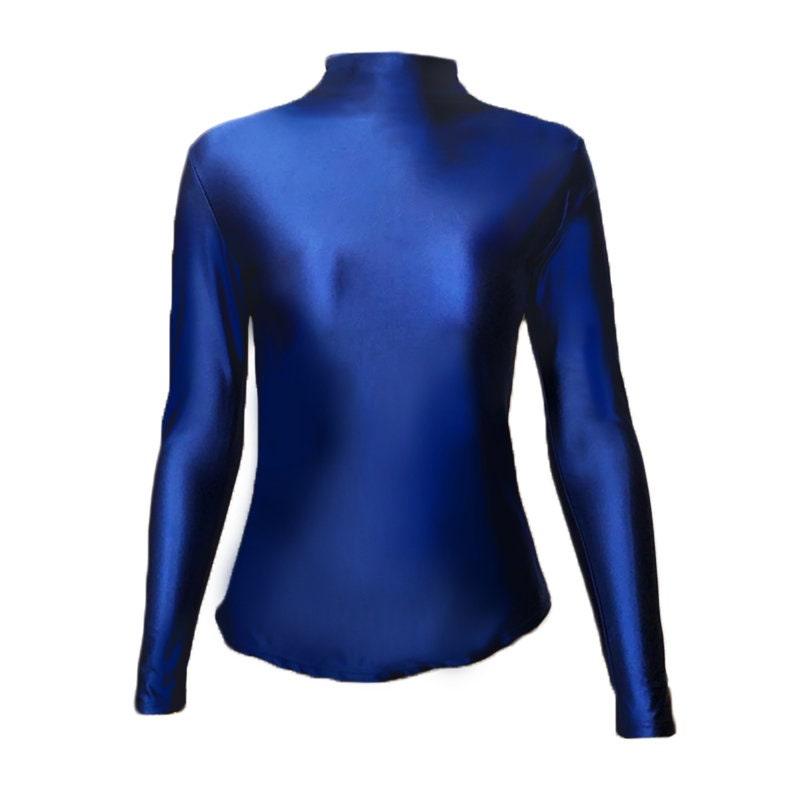 Super Shiny Long - Sleeve Top | Breathable Fit & Stretch Comfort - Glossywear Designs