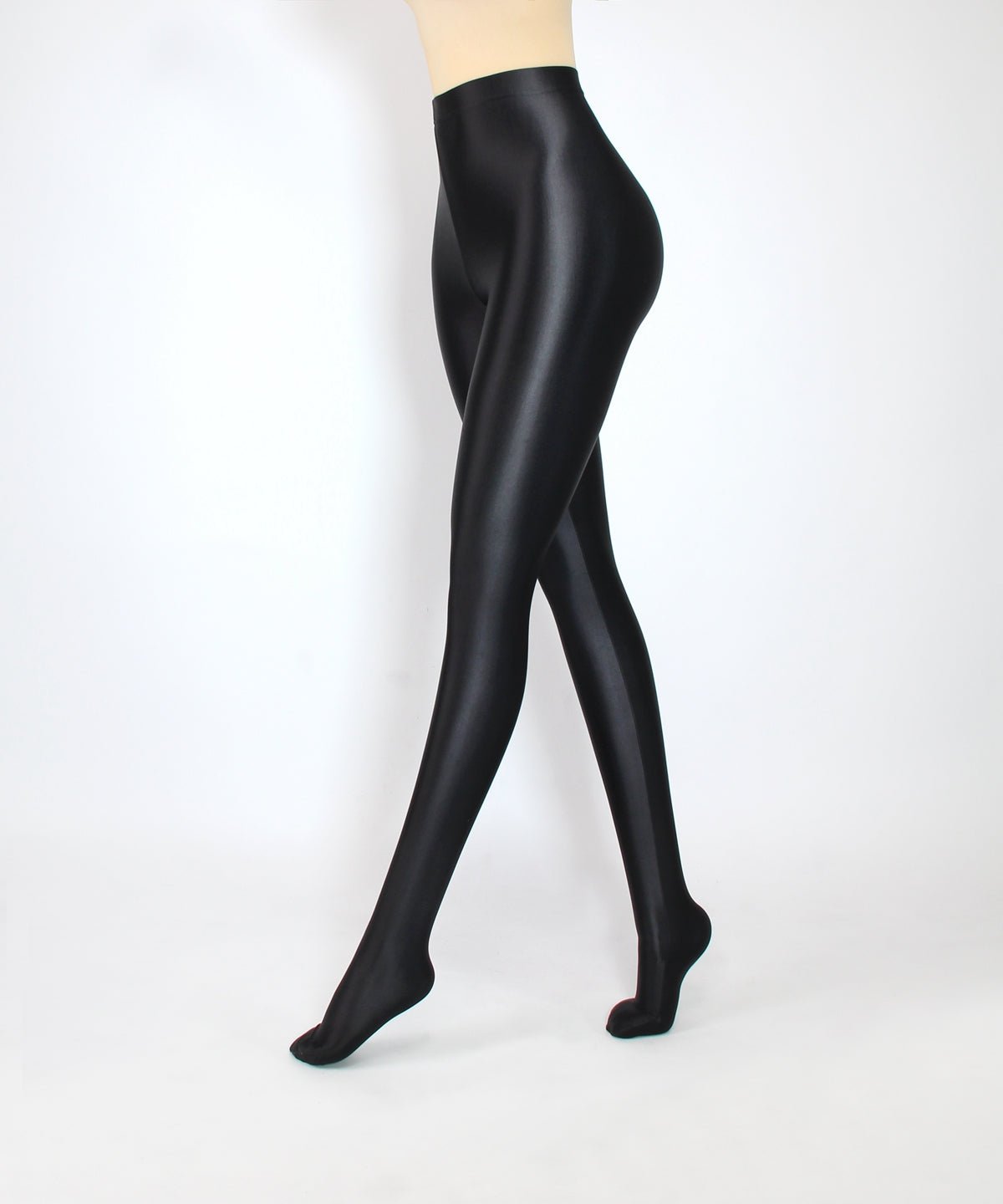 Shiny Spandex Leggings - High - Gloss Stretch Fabric for Gymnastics, Cosplay, and Everyday Glamour - Glossywear Designs