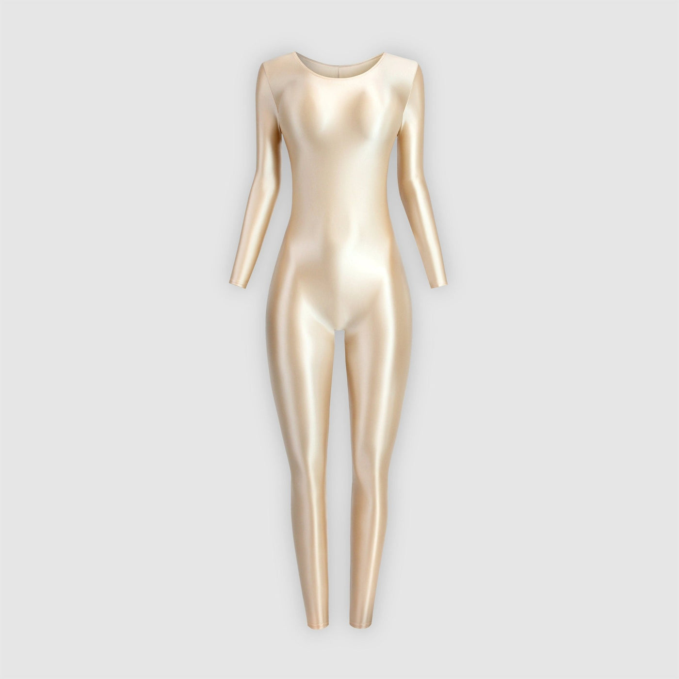 Super Shiny Stretch Unitard Jumpsuit - Full - Body Spandex Romper for Dance, Gymnastics & Cosplay - Glossywear Designs