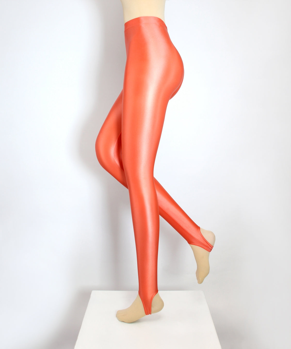 Spandex/lycra Leggings With Foot Covers 15 Colors Spandex Satin Bodysuit  Mid Waist Tight Sexy Stocking Pantyhose -  Canada