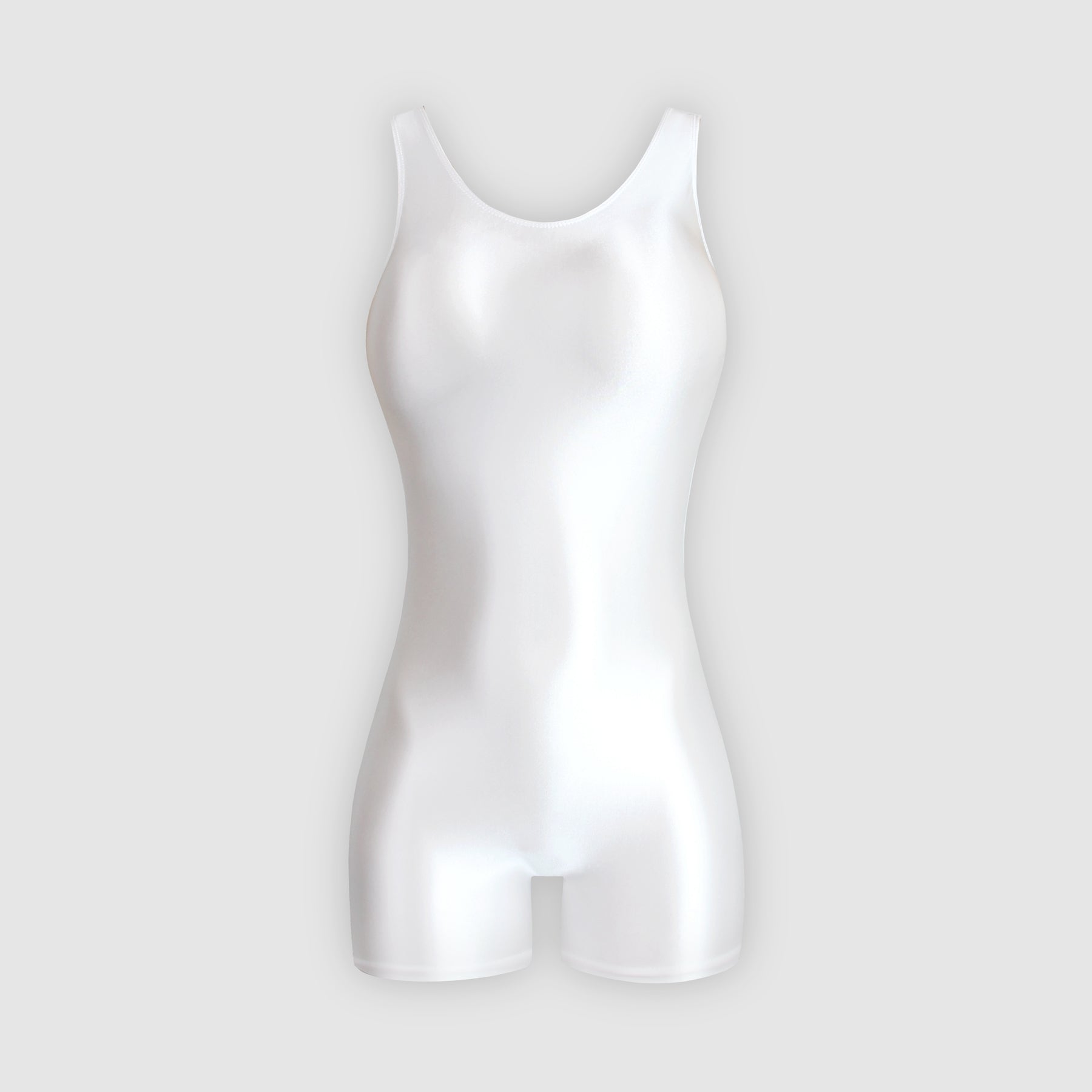 Shiny Tank Unitard Thigh Length 16 Colors Available Unisex Japanese Shaping  Bodysuit 